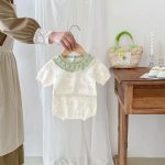 【66-100cm】セットアップ フリル ニット ナチュラル - 画像 (6)