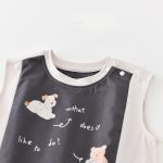 【73-120cm】セットアップ クマ＆ドッグ柄 カジュアル - 画像 (6)