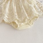 【66-90cm】ロンパース ビッグ蝶結び レース - 画像 (15)