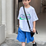 【90-160cm】半袖Tシャツ 男の子 英字 通気性拔群 ゆったり - 画像 (5)