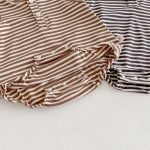 【66-90cm】ロンパース ベビー ボーダー柄 ノースリーブ - 画像 (11)