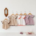 【66-110cm】フリルロンパースorワンピース 姉妹服