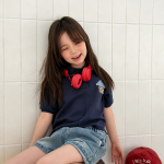【80-130cm】半袖Tシャツ 女の子 アップリケ ポロシャツ - 画像 (3)