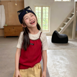 【80-130cm】キャミソール 女の子 配色 ゆったり カジュアル - 画像 (3)