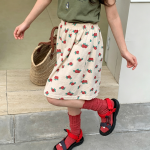 【80-130cm】スカート 女の子 花柄 おしゃれ 合わせやすい