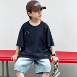 【100-170cm】半袖Ｔシャツ 男の子 ポケット付き 通気性拔群 - 画像 (3)