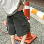 【100-170cm】ショートパンツ 男の子 ポケット付き カーゴパンツ - 画像 (3)
