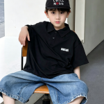 【100-170cm】半袖Ｔシャツ 男の子 ポロシャツ カジュアル - 画像 (3)