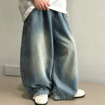 【100-170cm】パンツ 男の子 デニム 軽量 カジュアル - 画像 (3)