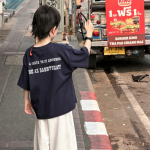 【90-160cm】半袖Tシャツ 男の子 通気性拔群 シンプル - 画像 (3)