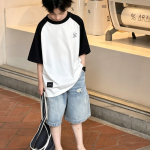 【100-170cm】パンツ 男の子 デニム ダメージジーンズ トレンド - 画像 (3)