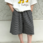 【100-170cm】パンツ 男の子 ボーダー柄 カジュアル 合わせやすい - 画像 (3)