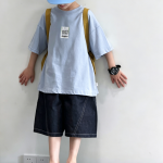 【100-170cm】ハーフパンツ 男の子 薄手 ストリート風 - 画像 (3)