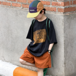 【90-160cm】半袖Tシャツ 男の子 ゆったり シンプル - 画像 (3)
