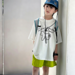 【90-160cm】半袖Tシャツ 男の子 かわいい シンプル 合わせやすい - 画像 (3)