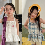 【80-130cm】キャミソール 女の子 フリル スウィート 合わせやすい