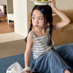 【80-130cm】ベスト 女の子 キャミソール フリル おしゃれ - 画像 (2)