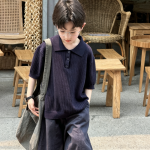 【100-170cm】半袖Ｔシャツ 男の子 ポロシャツ 薄手 カジュアル - 画像 (8)