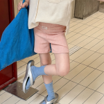 【80-130cm】ショートパンツ 女の子 ハイウエスト レギンス シンプル