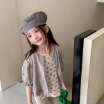【80-130cm】トップス 女の子 パフスリープ 韓国風 - 画像 (4)