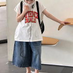 【100-170cm】パンツ 男の子 デニム ルーズ ファッション - 画像 (4)
