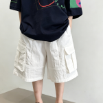 【100-170cm】ショートパンツ 男の子 ポケット付き カーゴパンツ - 画像 (4)