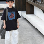 【90-160cm】半袖Ｔシャツ 男の子 プリント ストリート風 - 画像 (4)