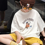 【100-170cm】半袖Ｔシャツ 男の子 カートゥーン ストリート風 - 画像 (4)