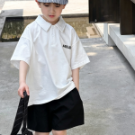 【100-170cm】半袖Ｔシャツ 男の子 ポロシャツ カジュアル - 画像 (4)