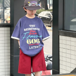 【100-170cm】半袖Ｔシャツ 男の子 英字 おしゃれ ストリート風 - 画像 (4)
