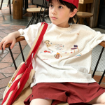 【100-170cm】半袖Tシャツ 男の子 カートゥーン ゆったり - 画像 (4)