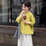 【100-170cm】半袖Ｔシャツ 男の子 ニット 無地 おしゃれ　 - 画像 (4)