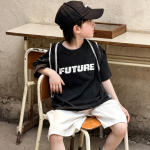 【90-160cm】半袖Tシャツ 男の子 プリント 英字 ストリート風 - 画像 (4)