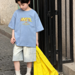 【100-170cm】ショートパンツ 男の子 デニム カーゴパンツ ファッション - 画像 (4)