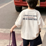 【90-160cm】半袖Tシャツ 男の子 通気性拔群 シンプル - 画像 (4)