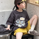 【90-160cm】半袖Tシャツ 男の子 カートゥーン プリント 韓国風 - 画像 (4)