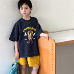 【90-160cm】半袖Tシャツ 男の子 プリント カジュアル ストリート風 - 画像 (5)