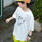 【90-160cm】半袖Tシャツ 男の子 プリント カートゥーン かわいい - 画像 (4)
