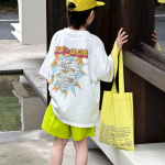【90-160cm】半袖Tシャツ 男の子 プリント トレンド - 画像 (4)