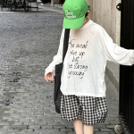 【90-160cm】長袖Tシャツ 男の子 英字 トレンド 韓国風 - 画像 (4)