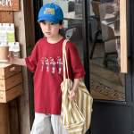 【90-160cm】半袖Tシャツ 男の子 ゆったり カジュアル 合わせやすい - 画像 (6)