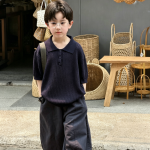【100-170cm】半袖Ｔシャツ 男の子 ポロシャツ 薄手 カジュアル - 画像 (7)