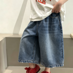 【100-170cm】パンツ 男の子 デニム ルーズ ファッション - 画像 (5)