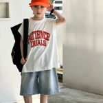 【100-170cm】ショートパンツ 男の子 デニム ダメージジーンズ - 画像 (5)