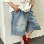 【100-170cm】ショートパンツ 男の子 デニム 軽量 カジュアル - 画像 (5)