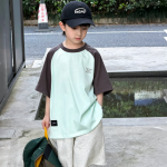【100-170cm】半袖Ｔシャツ 男の子 ラグラン カジュアル ゆったり - 画像 (5)