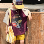 【100-170cm】半袖Ｔシャツ 男の子 ゆったり クール ストリート風