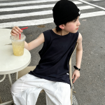 【100-170cm】ベスト 男の子 無地 トレンド 通気性拔群 - 画像 (5)