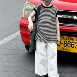 【100-170cm】パンツ 男の子 無地 ゆったり 合わせやすい - 画像 (5)
