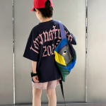 【100-170cm】半袖Ｔシャツ 男の子 英字 プリント ファッション - 画像 (5)